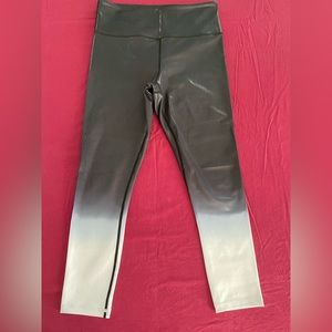 Zyia black metallic ombre, light n tight hi-rise 24”